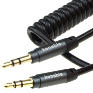 Кабель витий Pro Audio 22AWG COILED 3.5mm AUX (2 m)